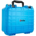 thumbnail image 1 of Eylar Hard Case Water & Shock Proof with Foam 13.37 inch 11.62 inch 6 inch Light Blue, 1 of 6
