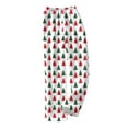 thumbnail image 5 of WTOBBY Women's Winter Plaid Pants Full Length Long Trousers with Christmas Print for Sports and Casual Wear in Cold Seasons,Multicolor S, 5 of 6