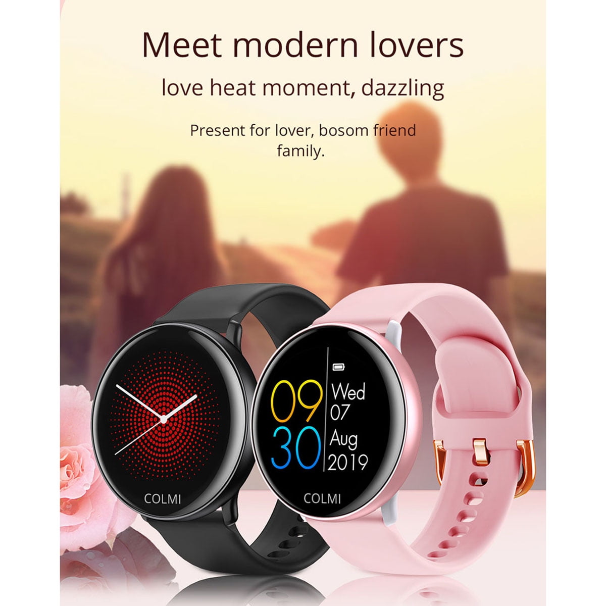 Colmi Sky2 Smart Watch Full-Touch Screen Silicone Watch Band Heart Rate  Blood Pressure Monitoring Healthcare Sports Smartwatch Ip68 Waterproof  Multi-Sport Mode Smart Wristwatch | Walmart Canada