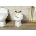 thumbnail image 4 of Kingston Brass KB6327CKL Kaiser Three-Handle Bidet Faucet with Brass Pop-Up, Brushed Brass, 4 of 6