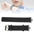 thumbnail image 4 of Watch Wristbands, Stylish Perfect Fit Soft Leather Band Flexble Waterproof  For  Watch FIT Black, 4 of 8