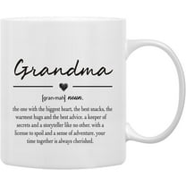 Grandma Mug, Grandma Coffee Mug, Grandma Gifts, Mothers Day Gifts for Grandma from Grandkids, Grandma Mug Tea Cup Gifts for Grandma Grandmother, Grandma Definition Coffee Cups Ceramic 11oz