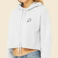 thumbnail image 5 of Dalix Ghost Embroidered Fleece Zip Hoodie Cold Fall Winter Women in White 2XL XX-Large, 5 of 5