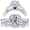 Moissanite Cushion, variant on 2 Ct Moissanite Bridal Ring Sets Double Halo Pear Cut Engagement Promise Rings for Women Size 6