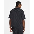 thumbnail image 3 of No Boundaries Check Gauze Shirt with Short Sleeves, Men's XS-5XL, 3 of 5