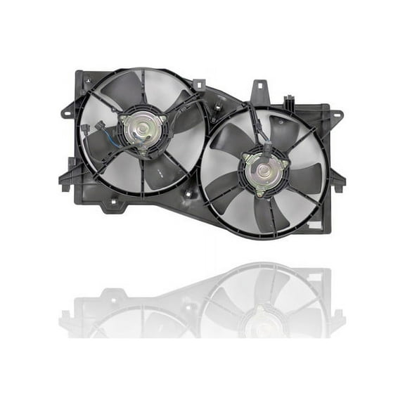 Dual Radiator and Condenser Fan Assembly - Cooling Direct Fit/For MA3115131 02-06 Mazda MPV Without Tow Package - AJ5115025B