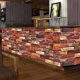 thumbnail image 2 of 1 Roll, French Retro Brick Wallpaper, Fireplace, Living Room, Bar, Diy, Live Background Decoration, Pvc, Instant Sticker Moisture-proof Anti-fouling, Red 5249, 2 of 4