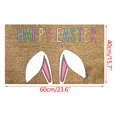 thumbnail image 3 of CWCWFHZH Easter Doormat Easter Eggs Rabbit Entryway Front Porch Rugs Anti-Skid Bottom Floor Indoor Outdoor Carpet for Home Patio Home Decor, 3 of 5