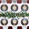 thumbnail image 7 of Ryvnso Cat Polka Dots on Nighte Round Plate Mats Dining Table Placemat Set of 4 for Holiday Decoration, 7 of 7