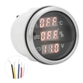 thumbnail image 1 of Multi Function Marine Meter,52mm/2in 3‑In‑1 Gauge Water Water Level Gauge Waterproof Car Gauge Effortless Installation, 1 of 14