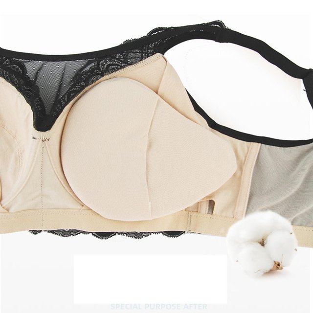 maskred Cotton Breast Forms False for Drag Mastectomy Queen Cosplay Black 75B 1Set