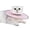 Pink, variant on M Buder Cat Cone Collar Stop Licking Adjustable Ribbing Neck Recovery E-Collar for Post-Surgery Healing, Soft Lightweight Pet Protective Cone, Green, Medium (6.7 inches / 17 cm)