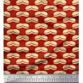 thumbnail image 1 of Soimoi Cotton Cambric Fabric Burger Food Decor Fabric Printed Yard 42 Inch Wide, 1 of 1