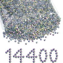 BEADSLAND 14400PCS Hotfix Rhinestones Bulk for Crafts DIY, Crystal AB, SS16