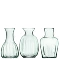 thumbnail image 4 of LSA International Mia Recyclé Partie Optique X 3 Mini Vase Trio, H4.25", 4 of 10