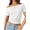 White, variant on MOYIKO Womens Off The Shoulder Crop Tops Y2K T Shirts Top Short Sleeve Summer Trendy Fashion Clothes