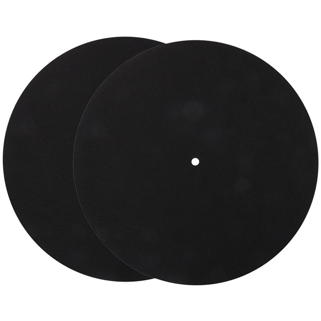 SEWACC 2Pcs Vinyl Record Player Felt Mat Anti Shaking Slipmat for Turntable Accessories