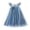 Blue, variant on mgoYE Flower Girl Dress Baby Girls Christmas Tulle Tutu Dress Sleeveless Sequin Layered Dresses(Blue,3-4 Years)