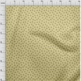 thumbnail image 4 of oneOone Silk Tabby Light Yellow Fabric Fern Leaves Quilting Supplies Print Sewing Fabric By The Yard 42 Inch Wide, 4 of 5