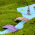 thumbnail image 3 of AURORA TRADE 1PCS Mini Lighthouse Water Well Bridge Water Windmill Figurines Miniature Gardening Pool Lawn Running Water Micro Landscape Ornament Craft Fairy Garden Terrarium Gift DIY Ornament, 3 of 8