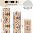 thumbnail image 4 of Brown Geometric Quatrefoil Pattern Kitchen Rugs Sets Of 3,Kitchen Runner Rugs Non Skid Washable,Decorative Kitchen Floor Mats for Kitchen,Sink,Laundry,17"x30"+ 17"x47" + 17"x59", 4 of 6