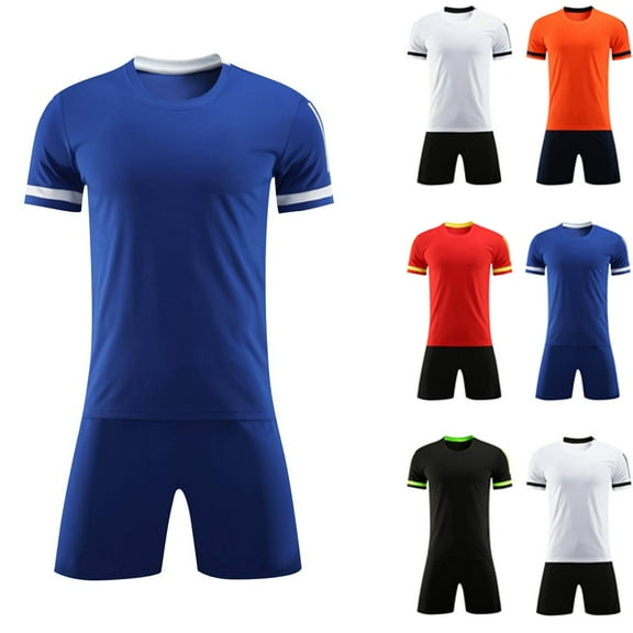 NAISIBABY Boys Athletic Shorts Set Size 5, Performance Shirt Sports Shorts Quick-Dry Basketball Jersey Activewear Outfits Dark Blue(5-13T)