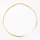 thumbnail image 1 of 1 collar minimalista, joyería de moda con cierre de langosta para hombres y mujeres, regalo de cumpleaños o boda, dorado, 141 mm (5-1,2 pulgadas), 1 of 4