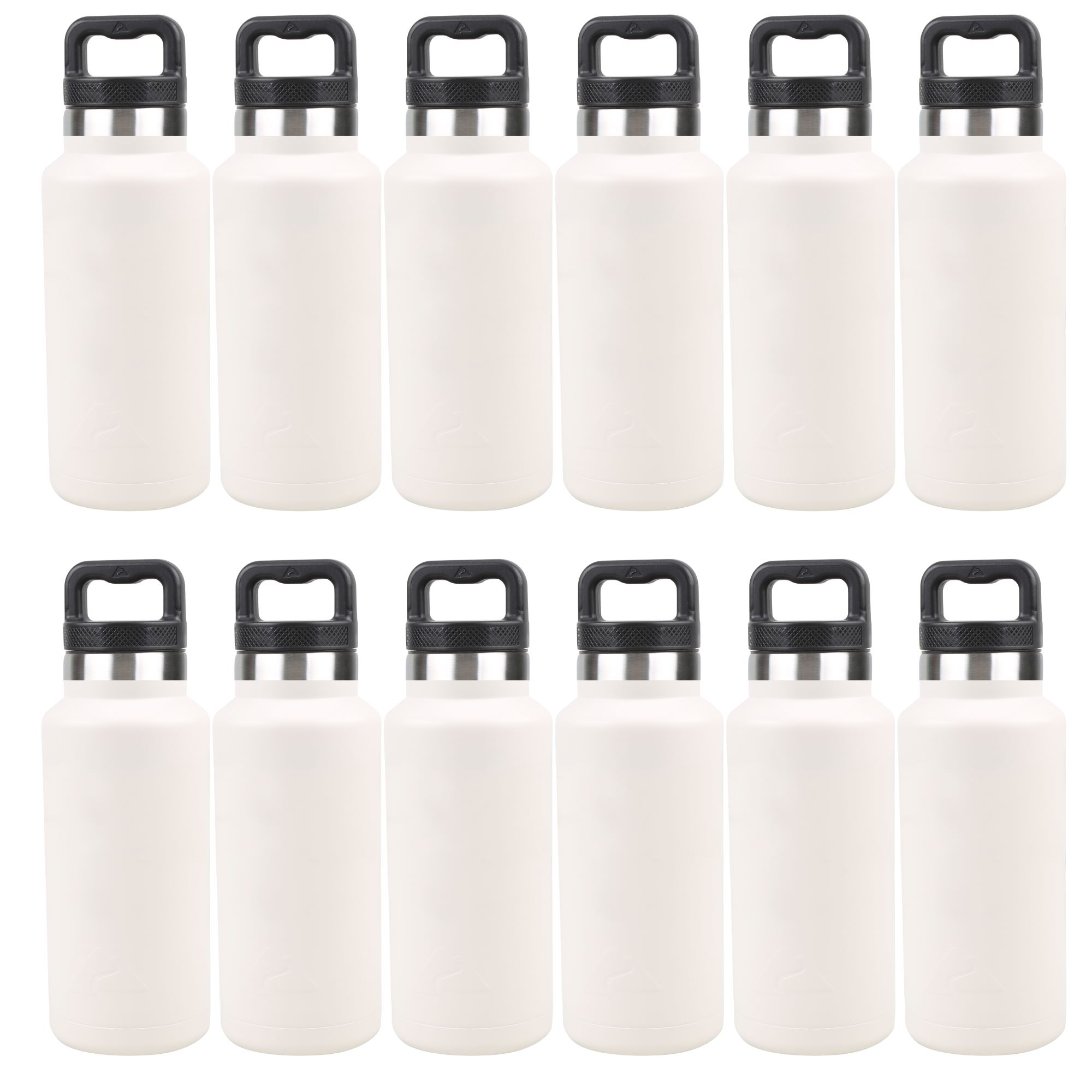 Ozark Trail 36 oz White Double Wall Vacuum Sealed Stainless Steel Water