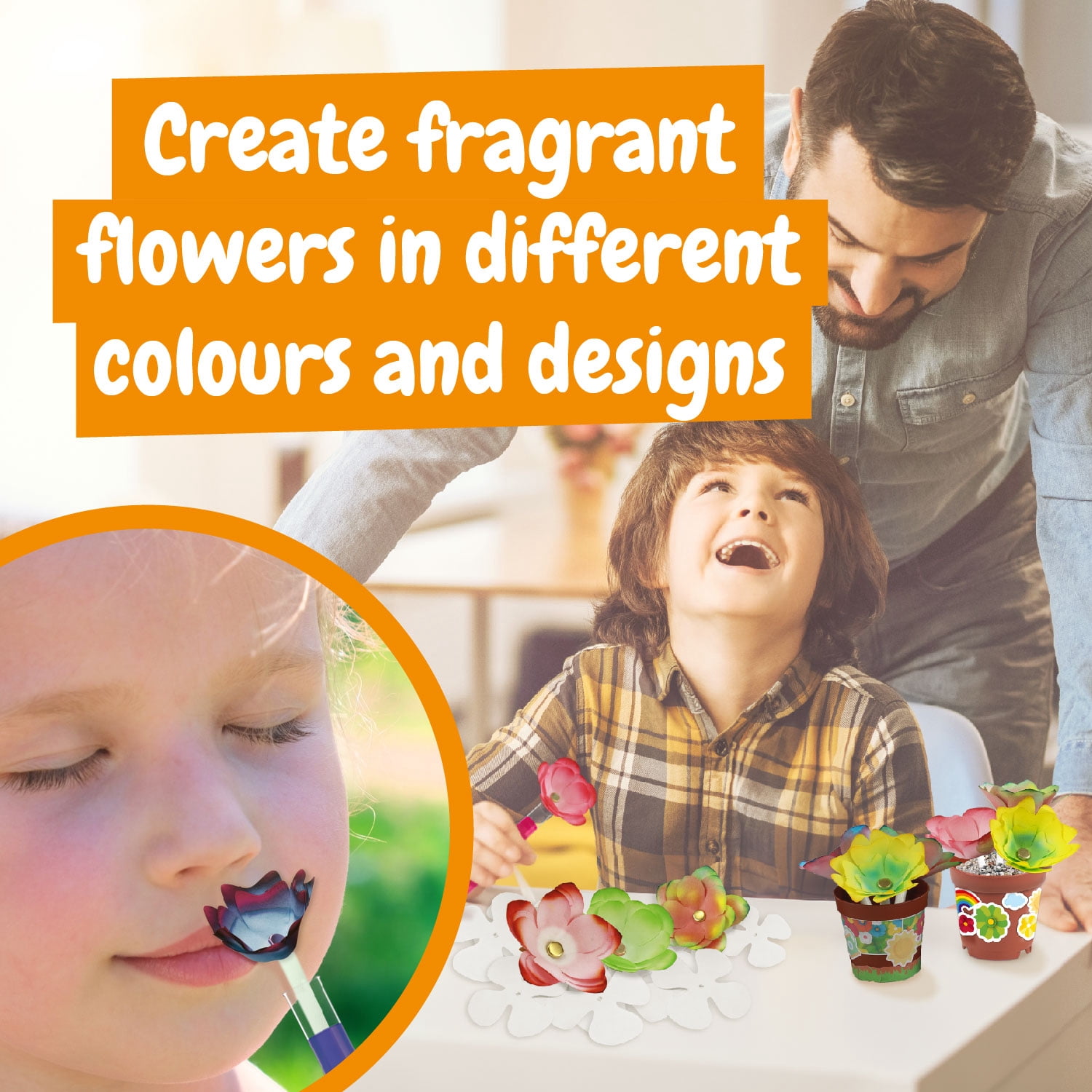 Science4you Paper Flower Making Kit for Kids Age 6+ – Make Your own 16 Paper Flowers Craft kit for Kids, Creative Toy Combining Arts and Crafts + Science Kit, Gift for Girls & Boys Age 6 7 8 9+