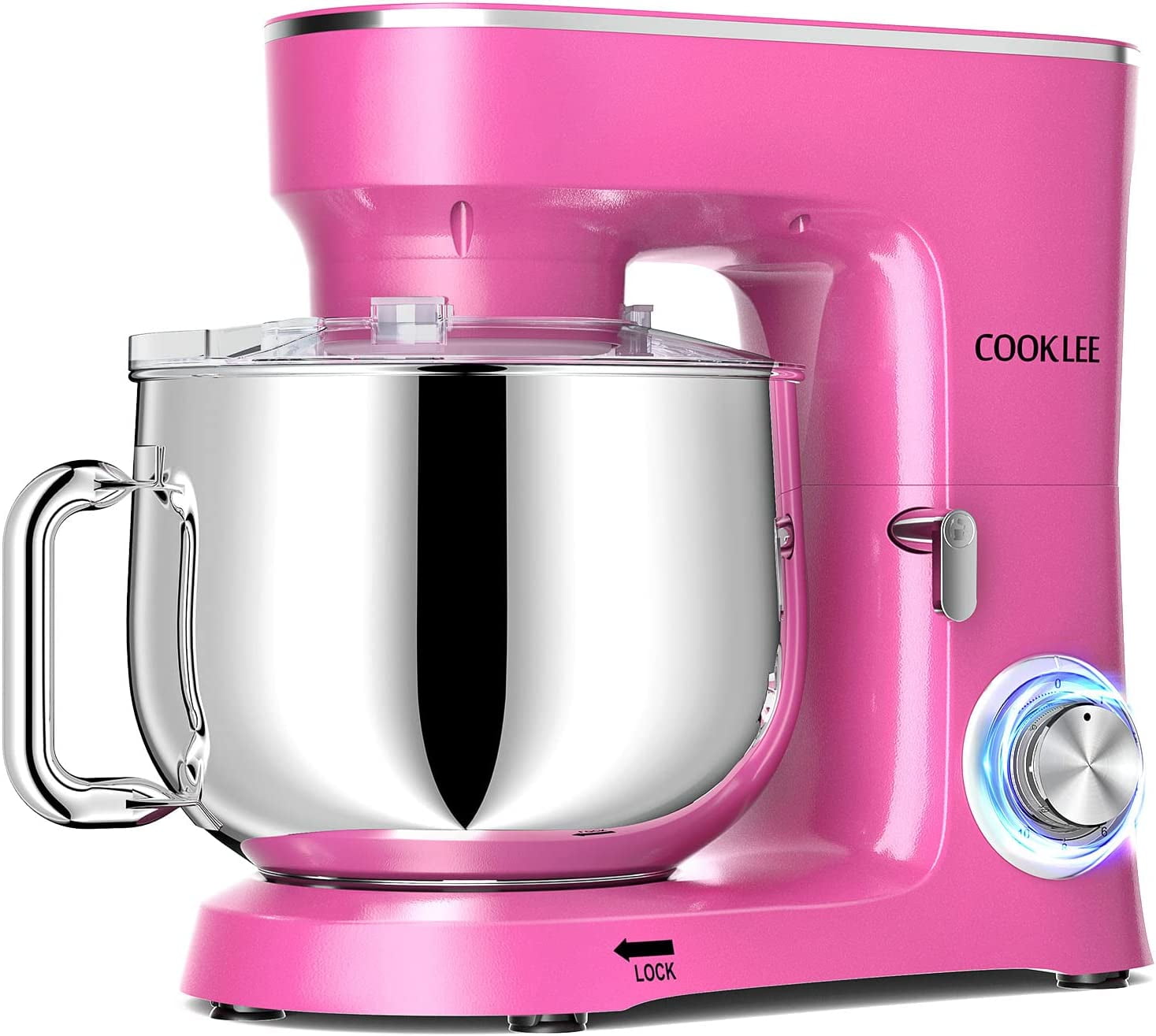 Household Kitchen Stand Mixers Attachement Pink Color Dough Mixer