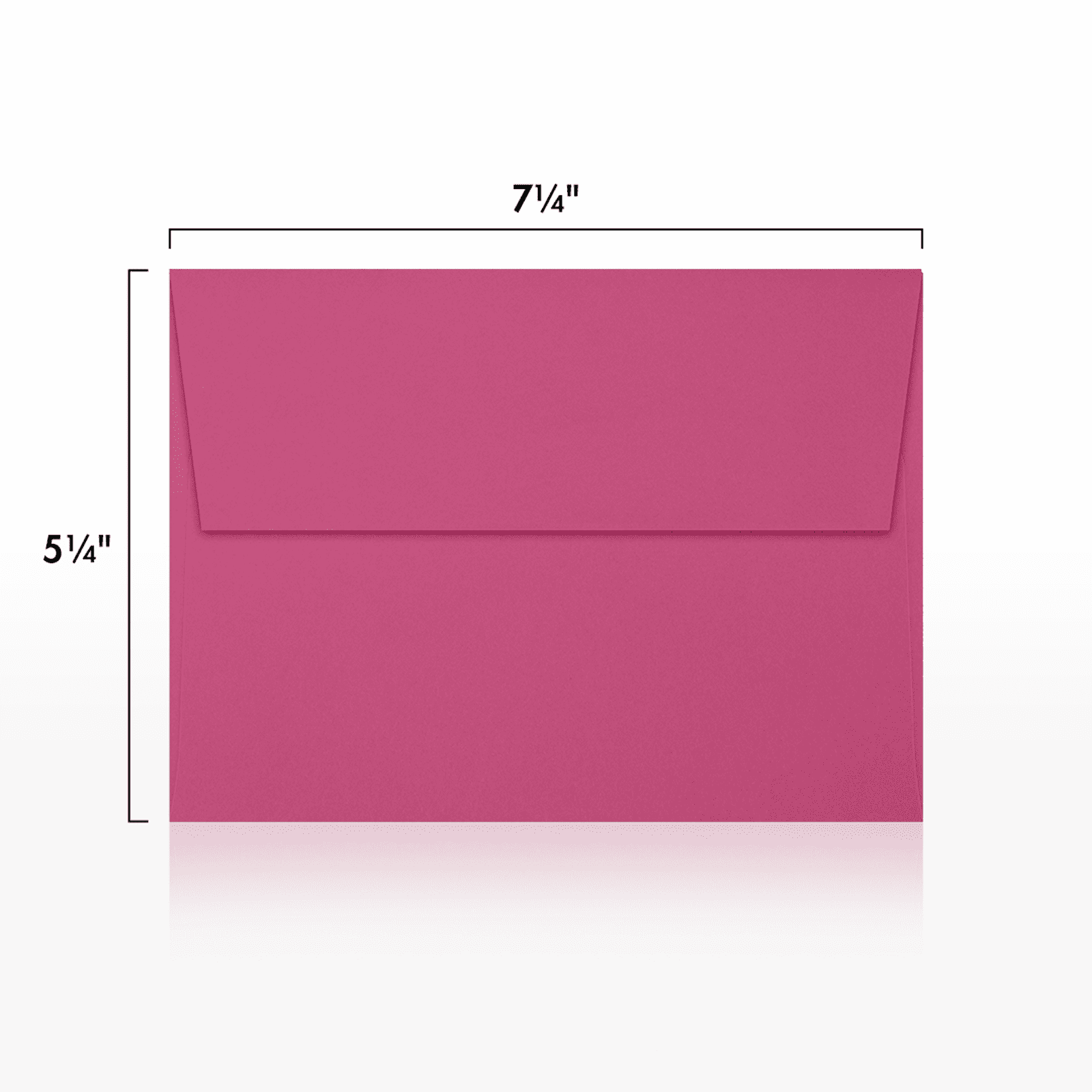 LUXPaper A7 Invitation Envelopes, 5 1/4 x 7 1/4, Magenta, 500/Pack