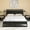 Black oak, variant on Allewie Full Size Modern Bed Frame with Wooden Headboard, Heavy Duty Metal Platform Bed, Rustic Brown