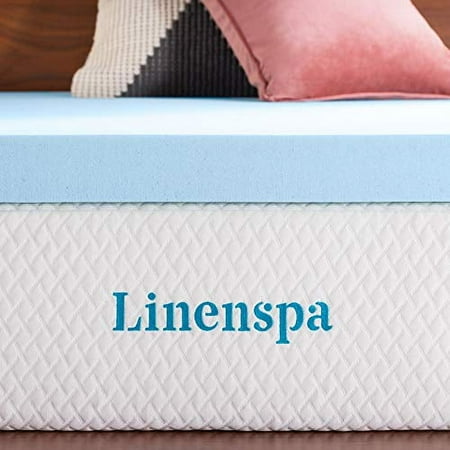 LINENSPA 3 Inch Gel Infused Memory Foam Full Mattress Topper