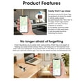 thumbnail image 3 of Find My world tag, Bluetooth Tracker, Keys Finder and Item Tracker Tags MFI Certification for Car Keys and Phones Bags and More Remote Control Finder Full Global Coverage Phone Finder Compatible iOS, 3 of 10