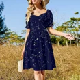 thumbnail image 3 of Constellation Astronomy Star Map Night Sky Sleeveless Dress dress for women luxury dresses, 3 of 6