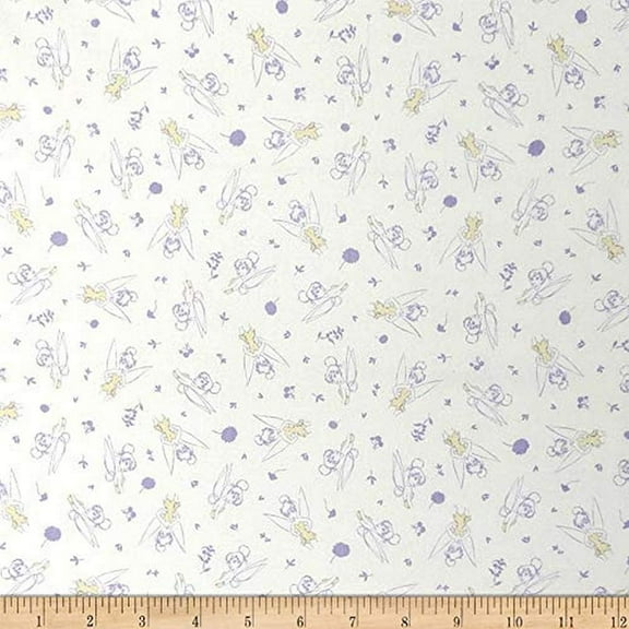 Disney Tinker Bell Disney Tinker Bell Tossed in Green Fabric by the Yard