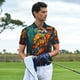 thumbnail image 3 of Fotbe Colorful Owl Forest Camiseta Polo de Golf para Hombre con Estampado – Camisa Deportiva Transpirable con Cuello Abotonado-Small, 3 of 6