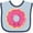 Blue and Navy, variant on Inktastic Hot Pink Donut Boys or Girls Baby Bib