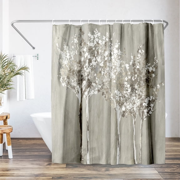 Americanflat 71" x 74" Shower Curtain, Dusky by PI Creative Art
