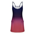 thumbnail image 4 of Mrat Women's Fashion Womens Jumpsuits Dressy V-Neck Camis Sleeveless Printed Girls Rompers Size 10-12 Pockets Casual Jumpsuits Pullover Dress Jumpsuits for Women Summer Dressy Purple_CC 3XL, 4 of 5