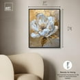 thumbnail image 6 of Athenas Flower Canvas Glamorous Feminine Wall Art by Art Remedy, Black Frame, 20" x 24", 6 of 8