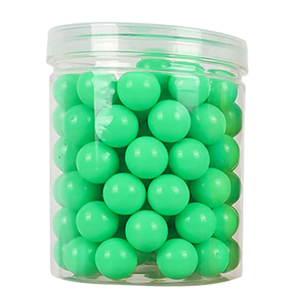 100 bolas para contar, 2 cm, pequeñas, suaves, ligeras, de diferentes colores, juguete educativo para contar, herramienta de aprendizaje preescolar con tubo de almacenamiento, color verde