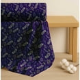 thumbnail image 4 of Soimoi Purple Cotton Cambric Fabric Curry & Leaves Decor Fabric Printed BTY 42 Inch Wide, 4 of 7