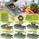 thumbnail image 5 of 14-in-1 Multifunctional Vegetable Slicer Mandoline - Compatible with Kitchen Tools, Gray, 5 of 5