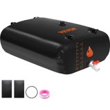 BENTISM Portable Water Storage Bladder Rainwater Bag,63 Gallon Large Capacity Water Storage Containers,1000D PVC Water Bladder Including Spigots and Overflow Kit, Water Tank