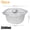 3500ml, variant on 10pcs Disposable Aluminum Pot, Aluminum Foil Hot Pot, Disposable Round Aluminums Pan Heavy-Duty 11-Inch with Lid for Direct Flame and Grill for Camping, BBQ, Catering, and Takeout