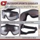 thumbnail image 5 of Gafas de montar en motocicleta Unique Bargains 1 Pc PC PU gafas de sol deportivas al aire libre para motocross, bicicleta de tierra, ATV con lente tono plateado y marco negro, 5 of 6