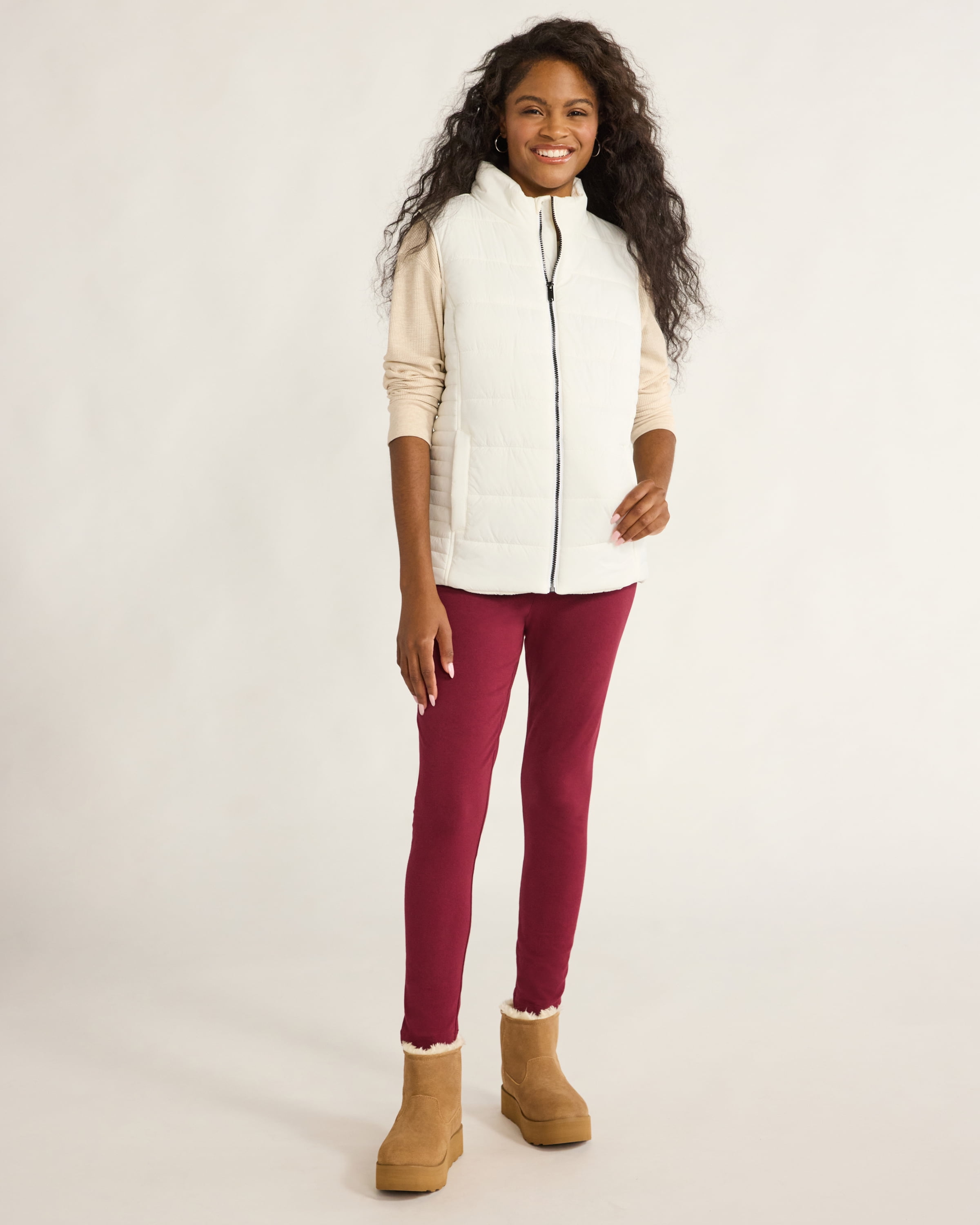 Time and Tru Women's Ribbed Tunic Top, Sizes S-XXXL