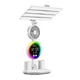 thumbnail image 2 of Lámpara de escritorio LED con reloj, pantalla de fecha y temperatura ajustable para lectura en la habitación del hogar Ventilador de reloj, 2 of 8