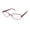 Ruby, variant on NEW VERA WANG LUXE JOANIE WOMENS/LADIES DESIGNER FULL-RIM BLACK FRAME DEMO LENSES 53-16-135 SPRING HINGES EYEGLASSES/EYEGLASS FRAME